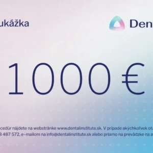 Darčeková poukážka | Dental Institute | 1000€